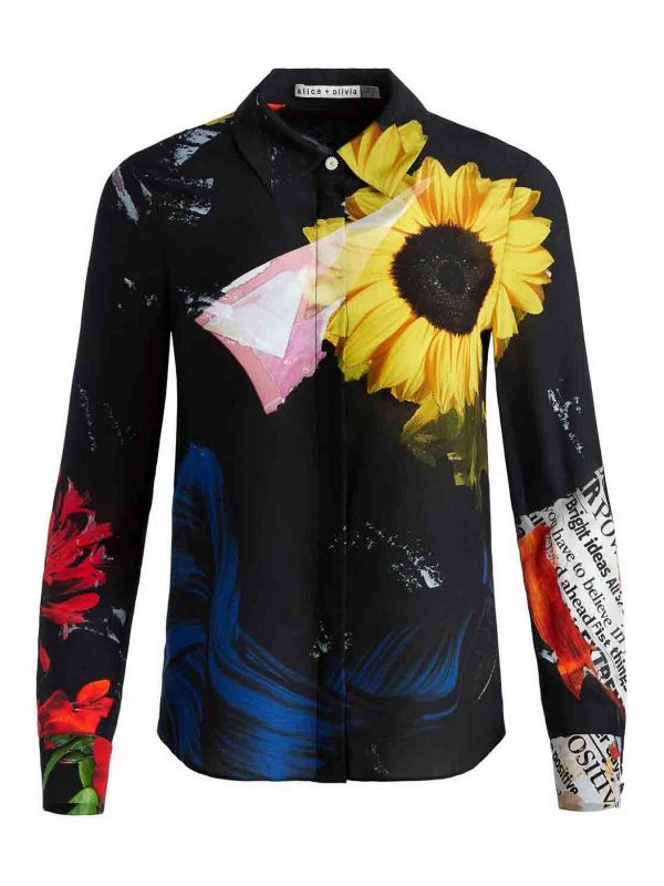 Alice+Olivia Top - Noir