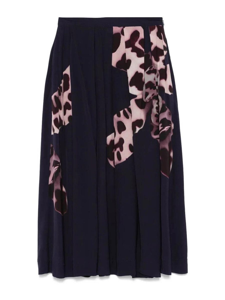 Dries Van Noten Jupe Midi - Noir
