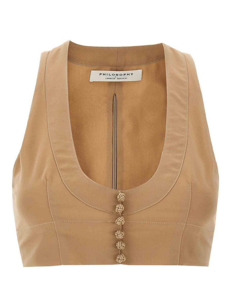 Philosophy di Lorenzo Serafini Top - Beige
