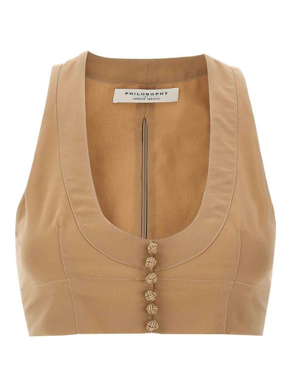 Philosophy di Lorenzo Serafini Top - Beige