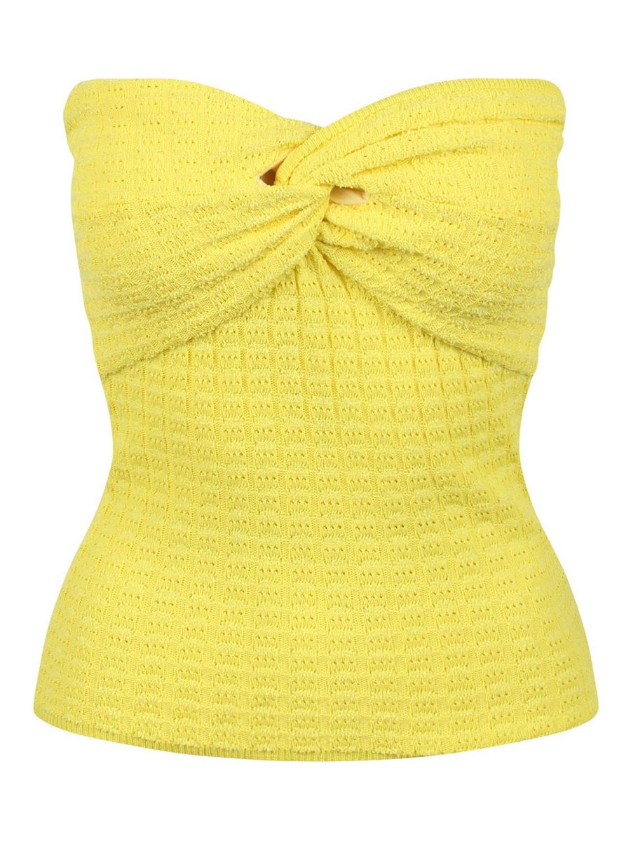 Essentiel Antwerp Pull Col Bateau - Jaune