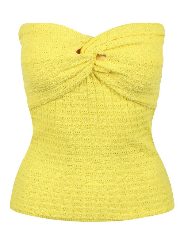 Essentiel Antwerp Pull Col Bateau - Jaune