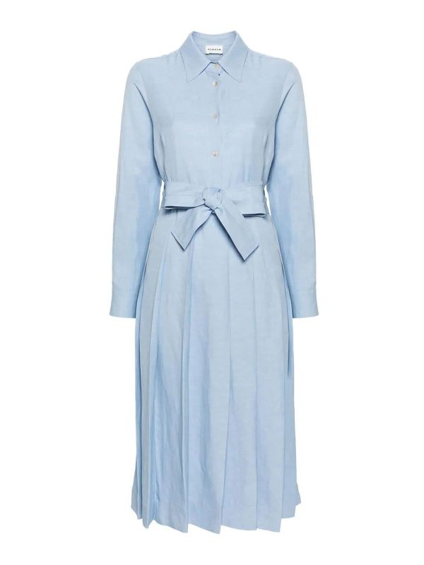 P. A.R. O.S. H. Robe Au Genou - Bleu Clair