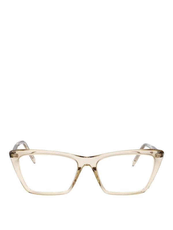 Saint Laurent Lunettes De Soleil - Jaune