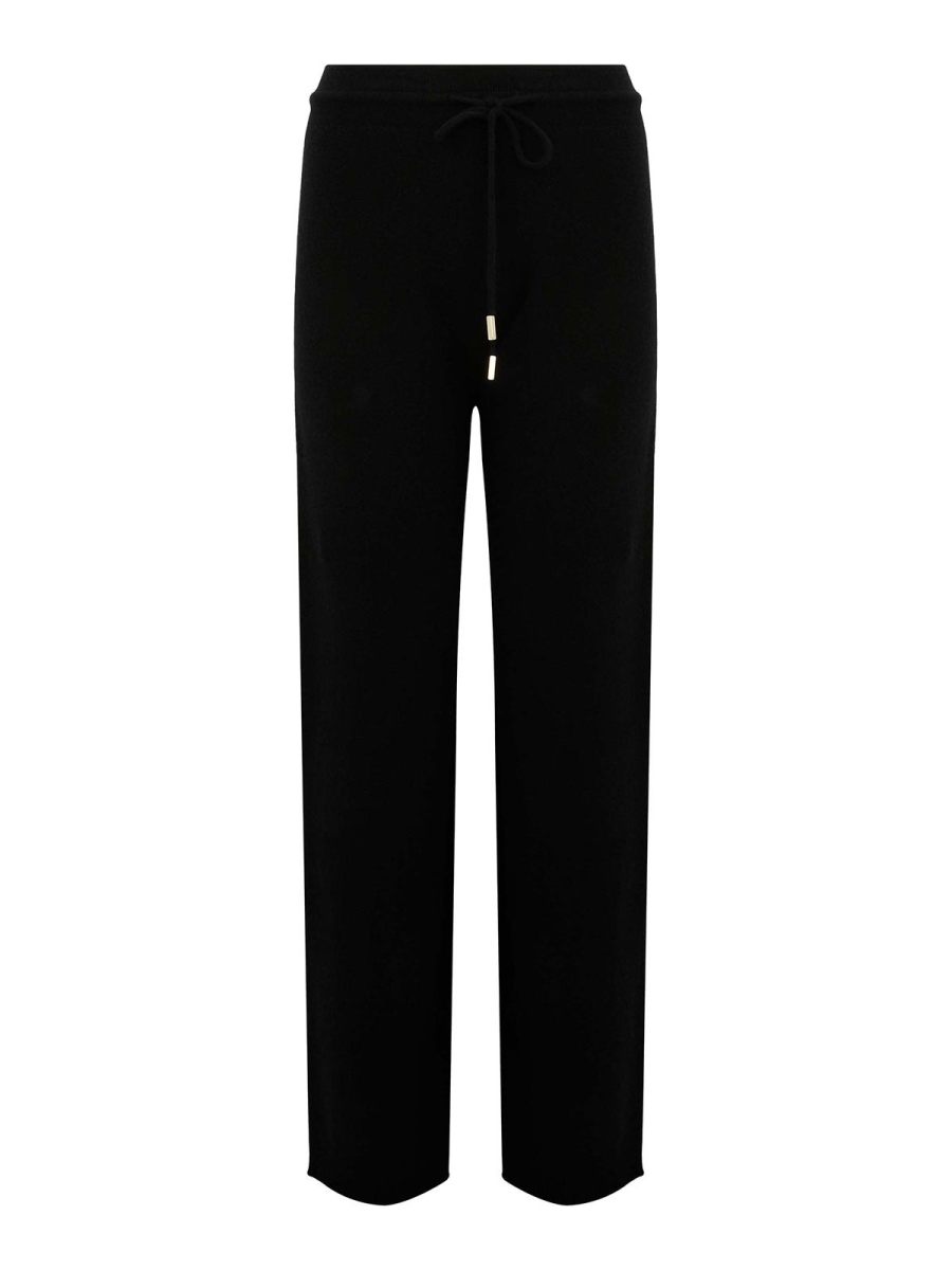 Vanisé Pantalons Décontractés - Noir