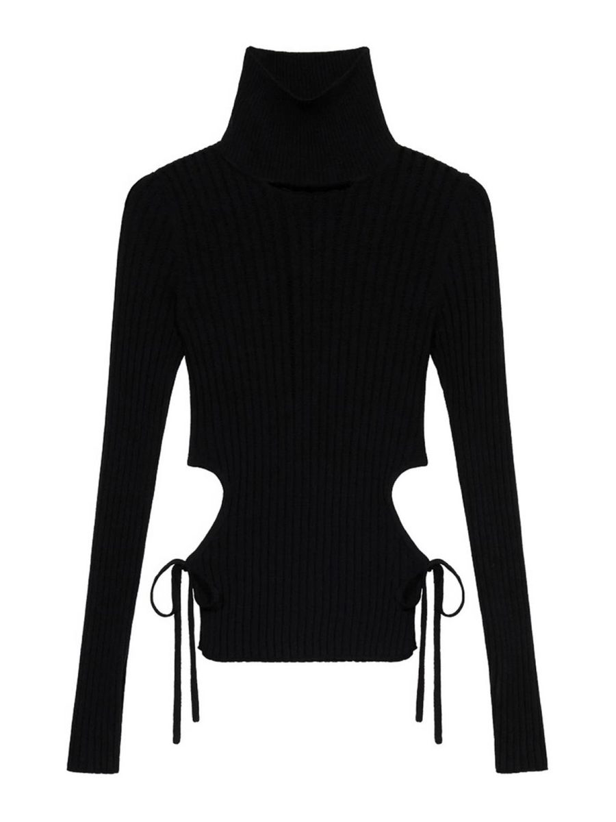 Blumarine Pull Col Rond - Noir