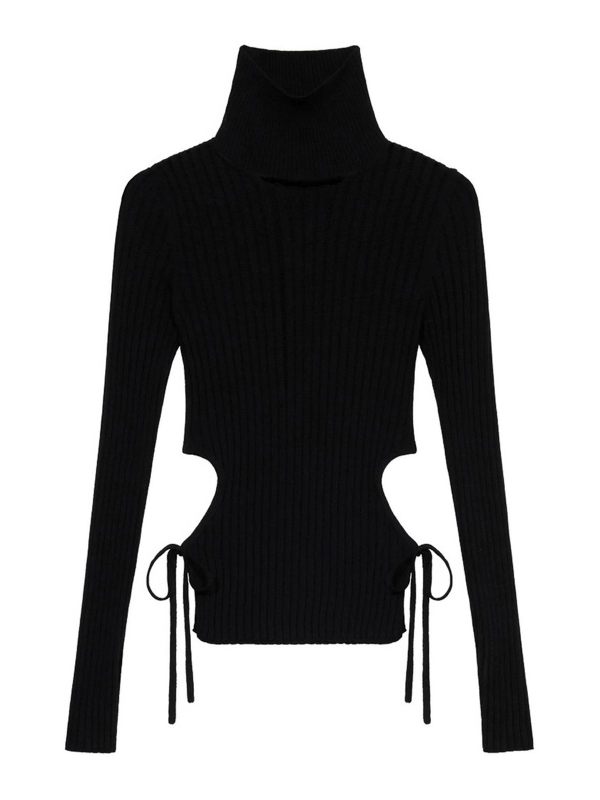 Blumarine Pull Col Rond - Noir
