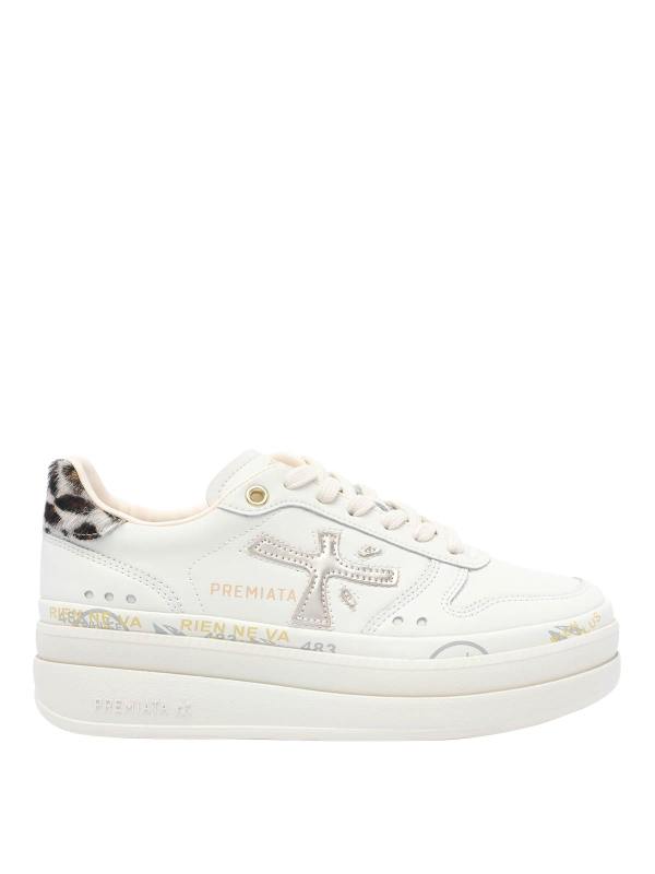 Premiata Baskets - Blanc