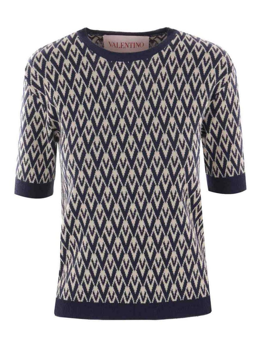 Valentino Garavani T-Shirt - Bleu Foncé