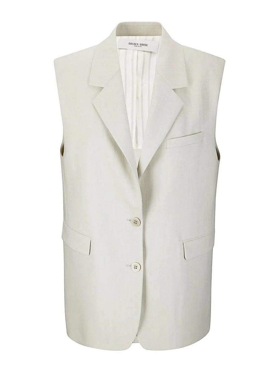 Golden Goose Gilet - Blanc