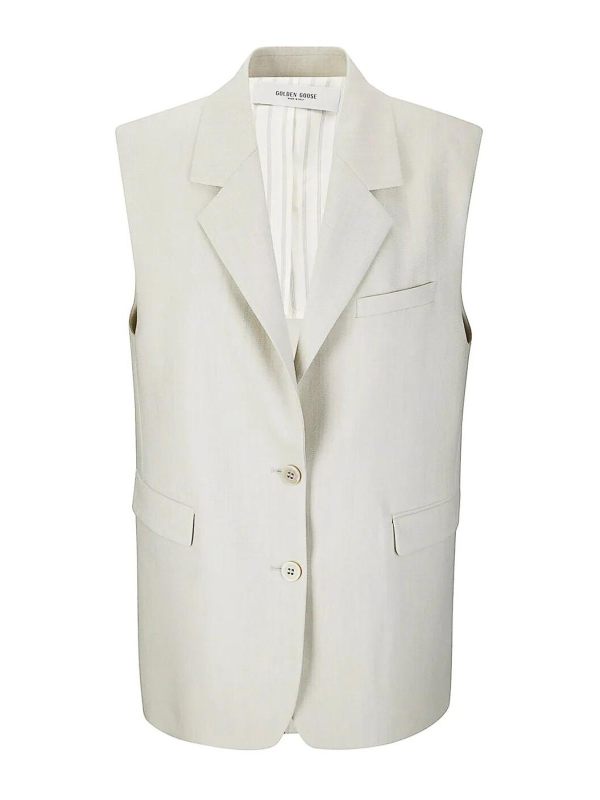 Golden Goose Gilet - Blanc