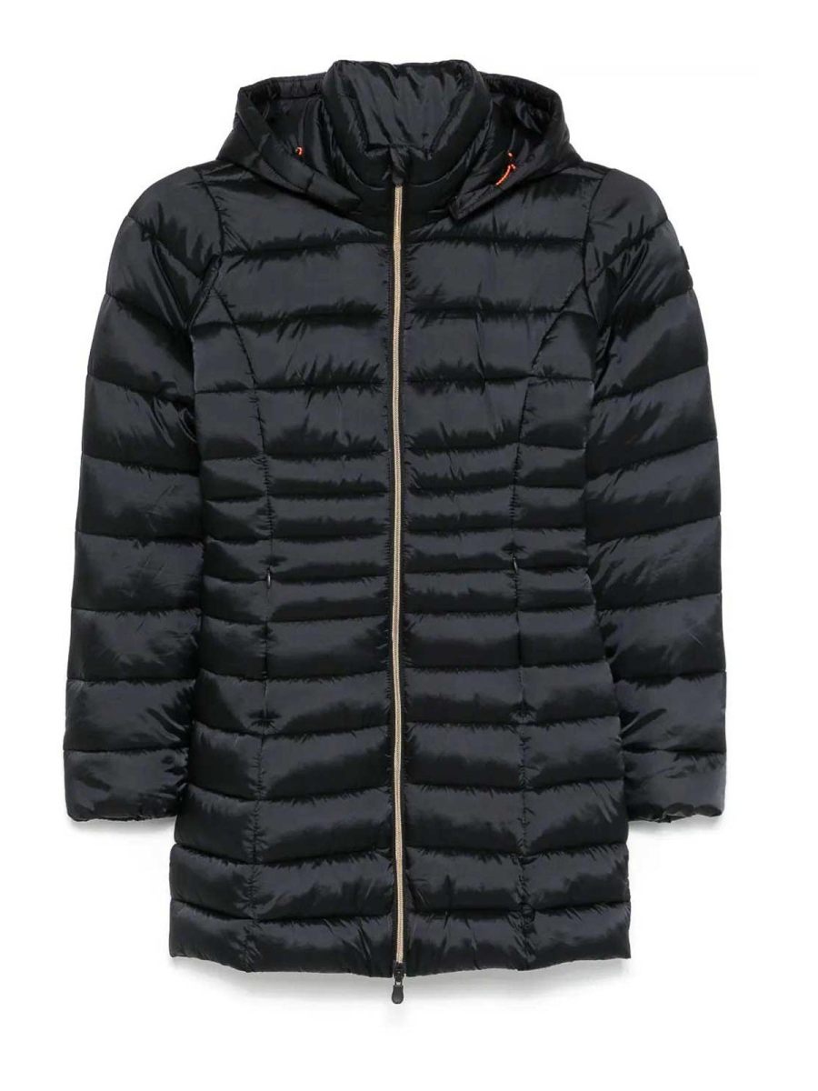 Save the Duck Manteau Au Genou - Noir