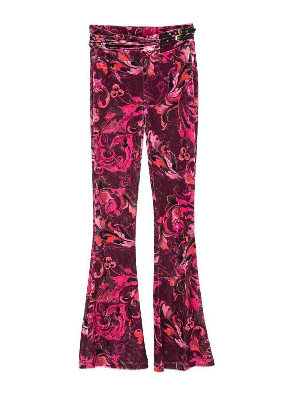 Versace Jeans Pantalons Décontractés - Rouge Brun