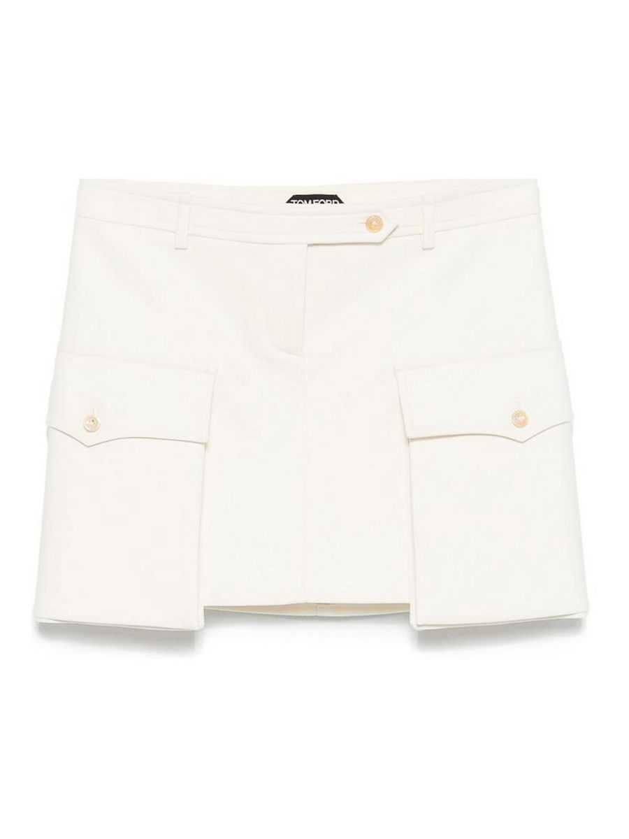 Tom Ford Jupe Midi - Blanc