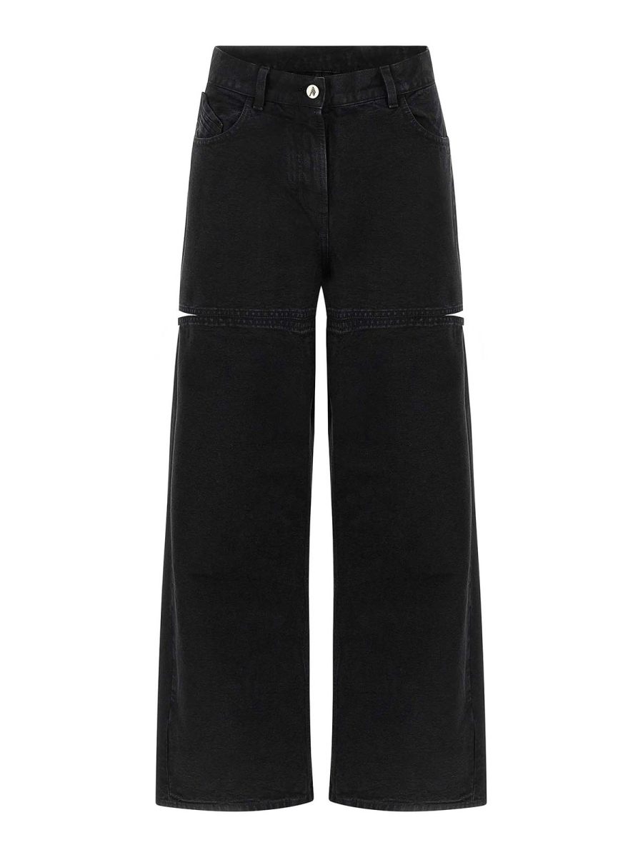 The Attico Jean Bootcut - Noir