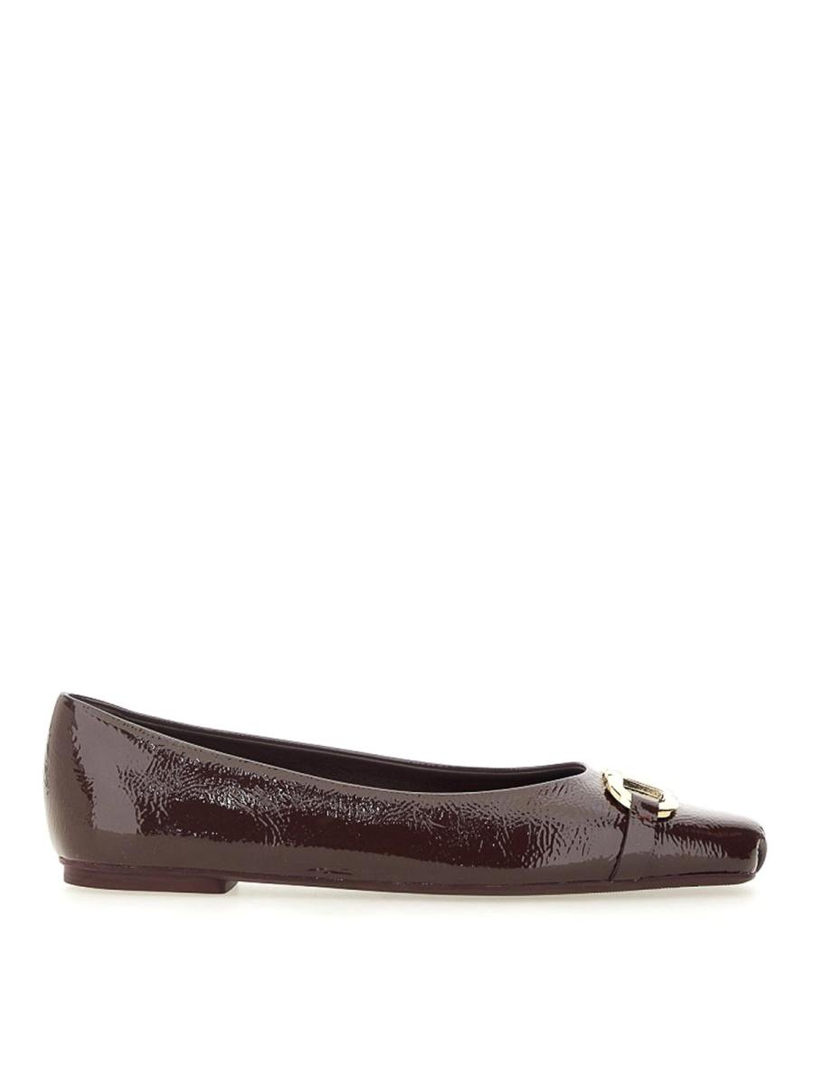 Salvatore Ferragamo Ballerines - Rouge Brun