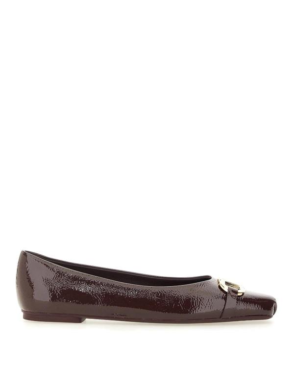 Salvatore Ferragamo Ballerines - Rouge Brun