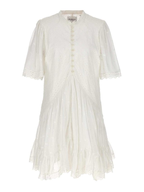 Isabel Marant Etoile Robe Au Genou - Blanc