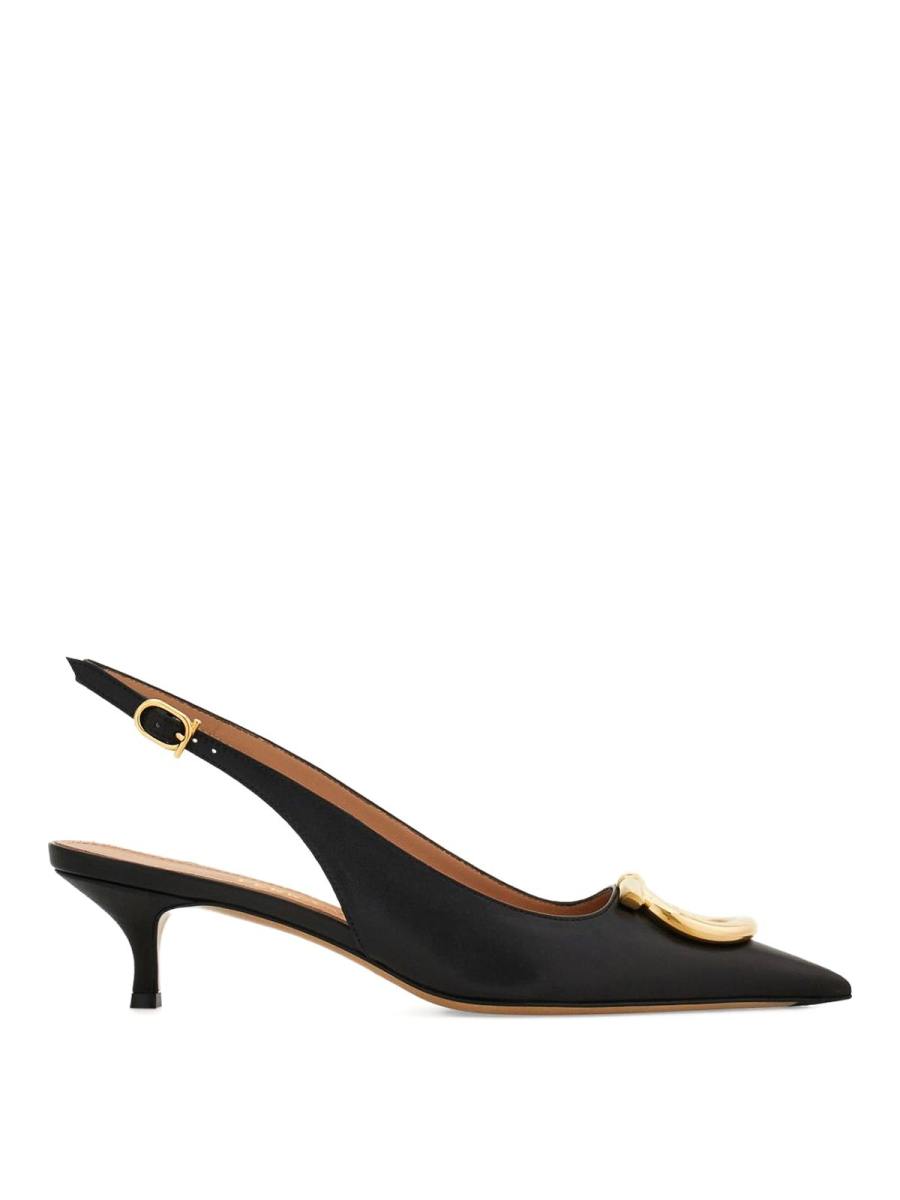 Salvatore Ferragamo Chaussures À Talon - Noir