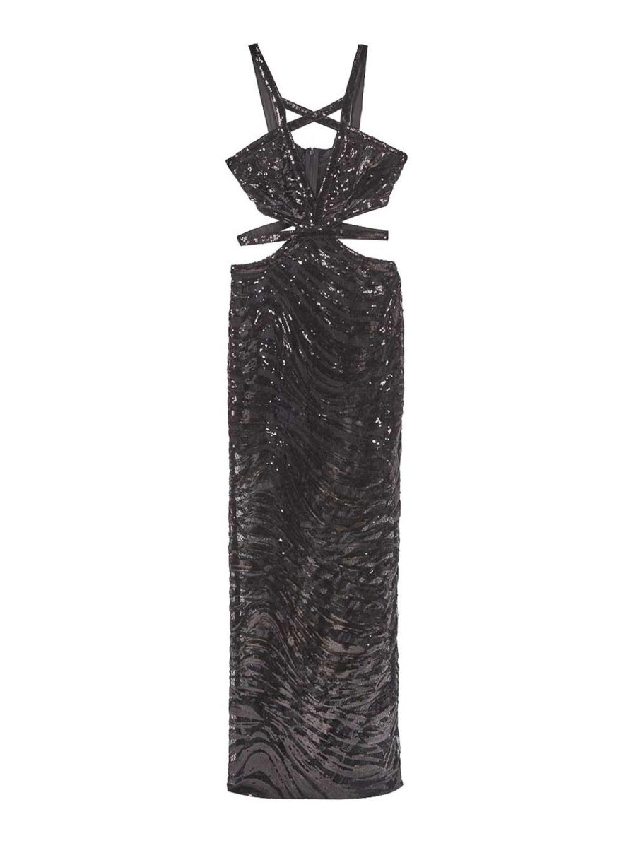 Just Cavalli Maxi Robe - Noir