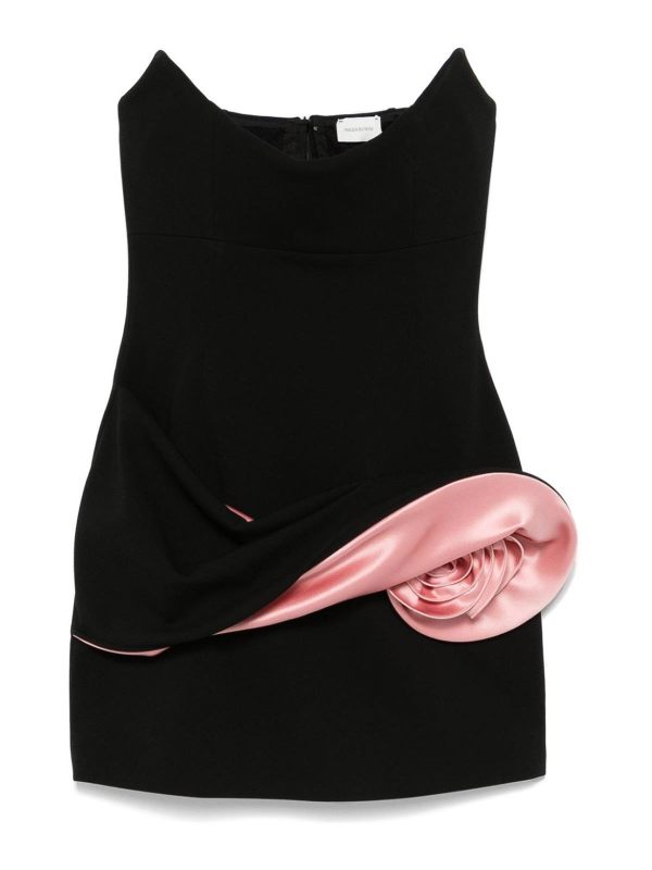 Magda Butrym Robe Au Genou - Noir