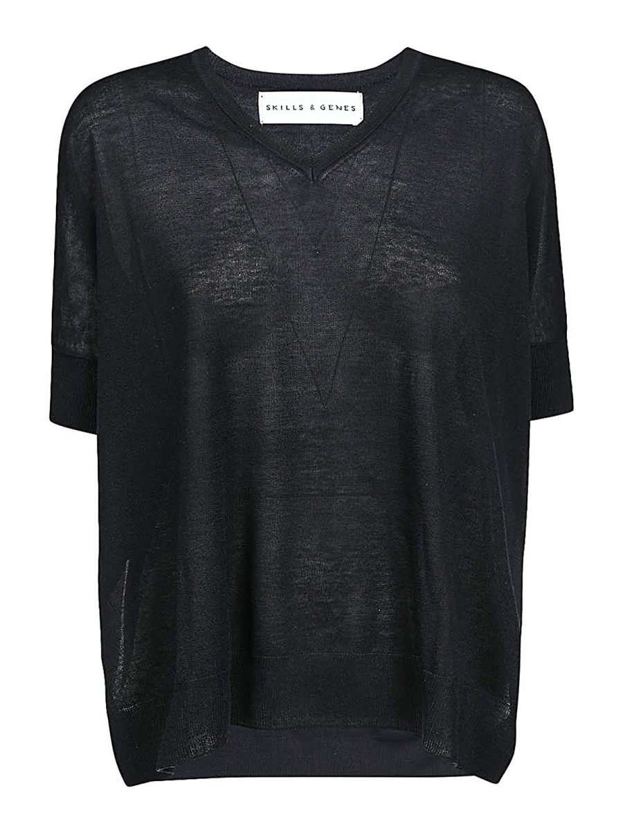 Skill & Genes T-Shirt - Noir