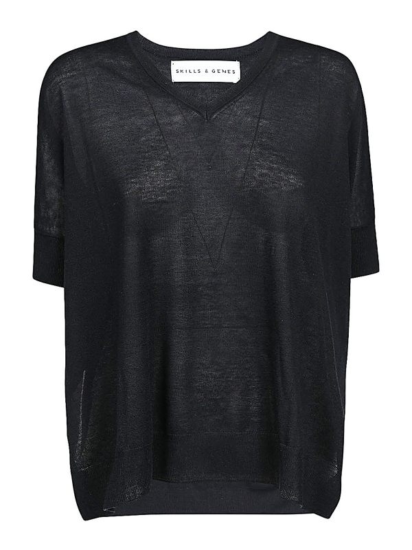 Skill & Genes T-Shirt - Noir
