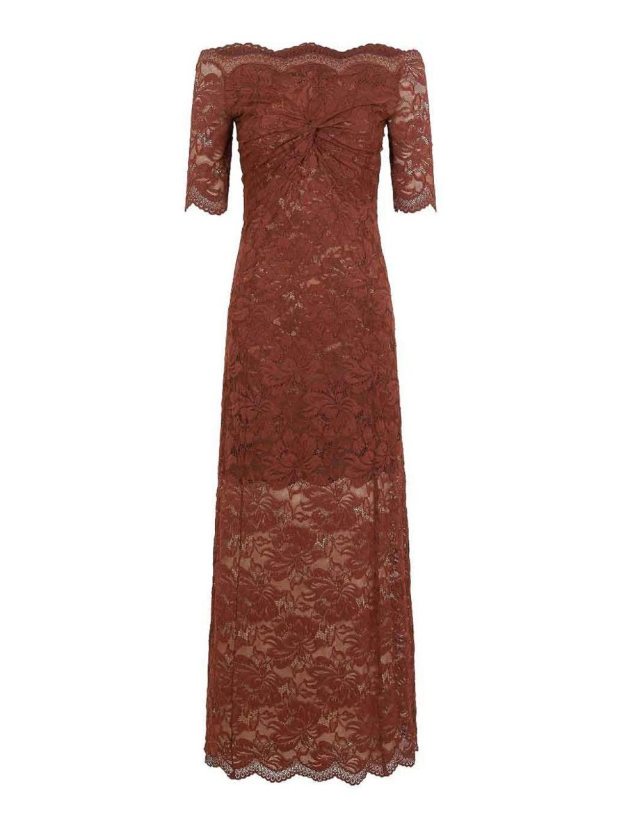 Rabanne Maxi Robe - Marron