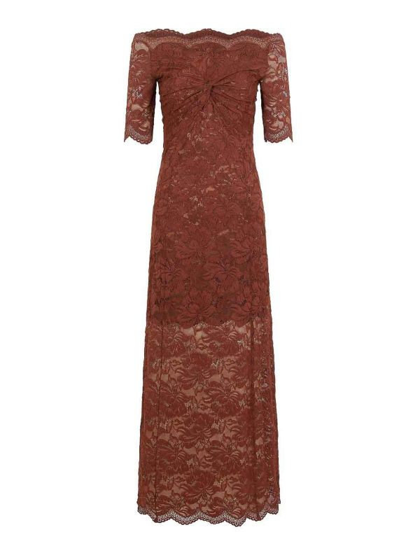 Rabanne Maxi Robe - Marron