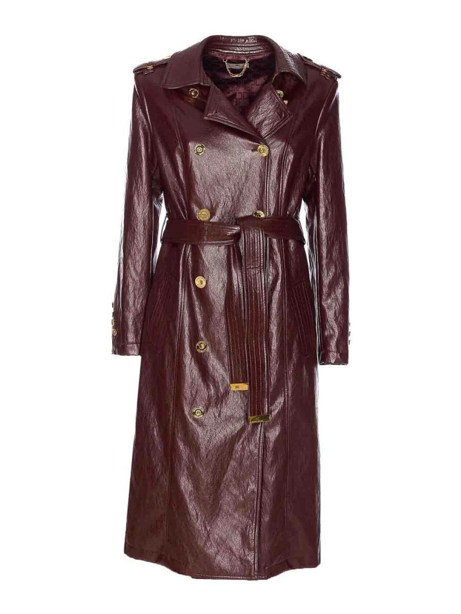 Elisabetta Franchi Trench-Coat - Rouge