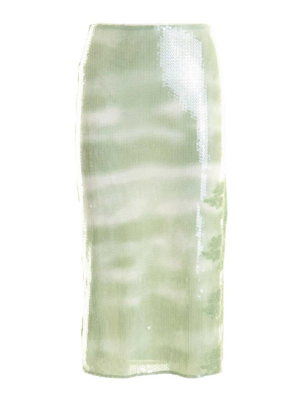 Ermanno Scervino Jupe Midi - Vert