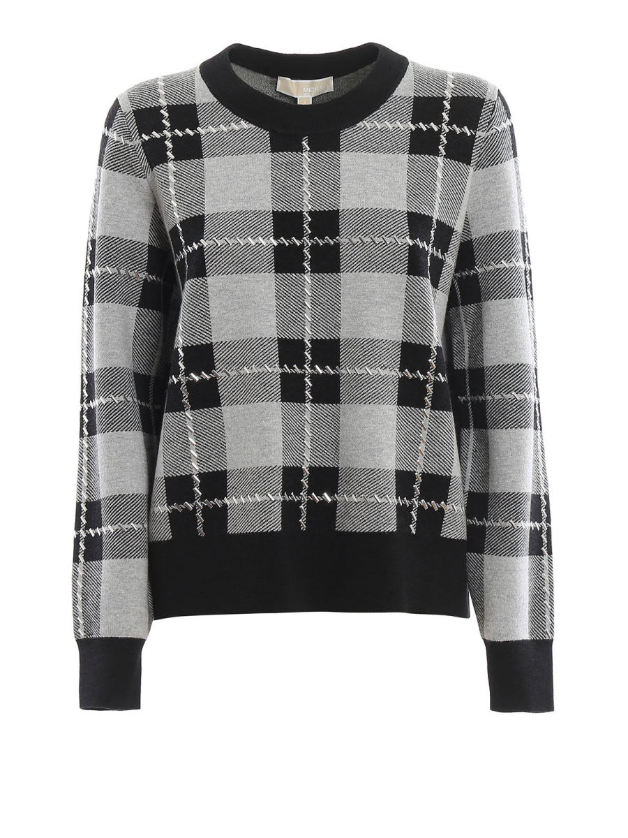 Michael Kors Pull Col Rond - Tartan