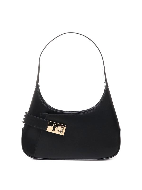 Ferragamo Sac Porté Épaule - Noir