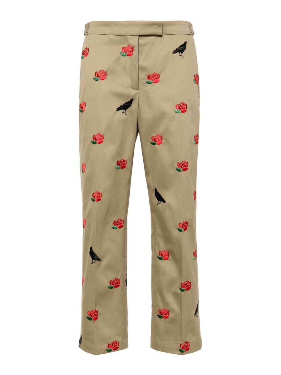 Thom Browne Pantalons Décontractés - Camel