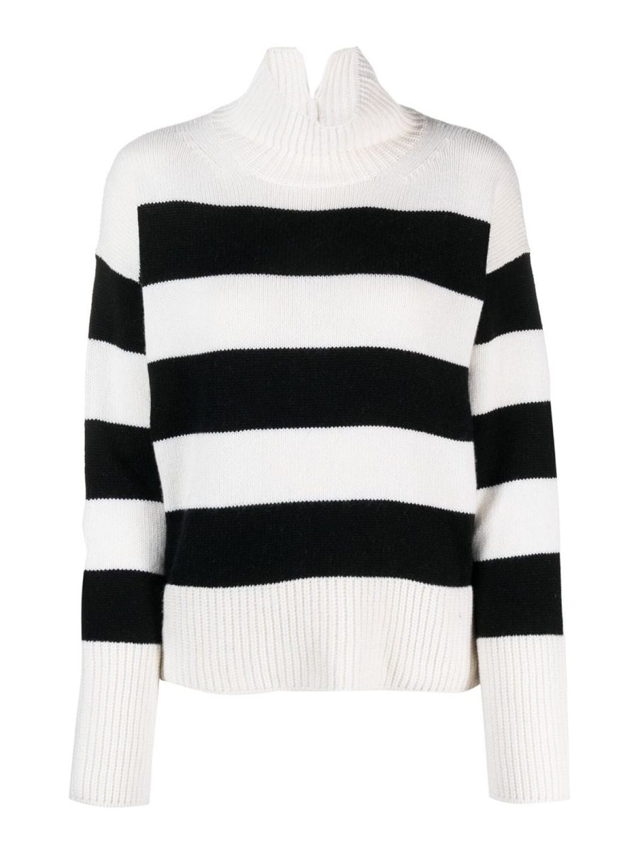 Dondup Pull Col Rond - Blanc