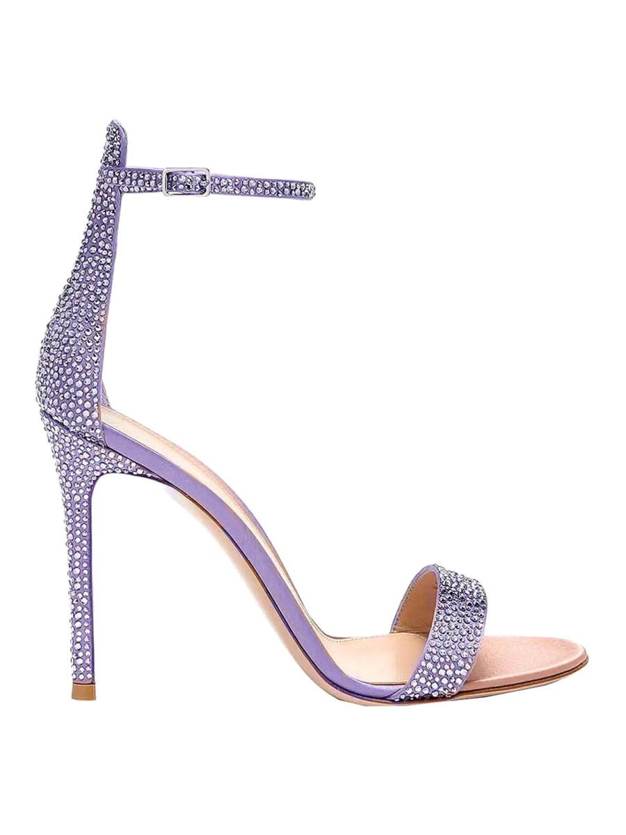 Gianvito Rossi Sandales - Violet Clair