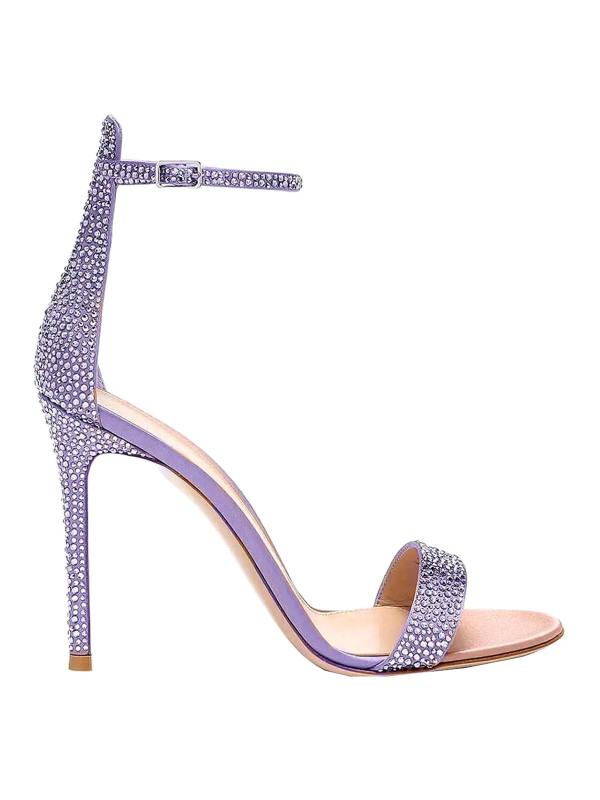 Gianvito Rossi Sandales - Violet Clair