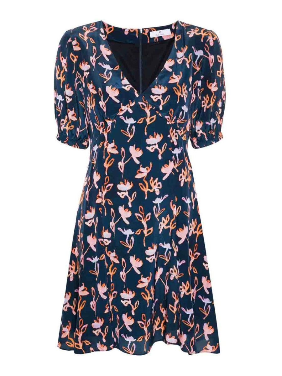 Paul Smith Robe Courte - Bleu Foncé