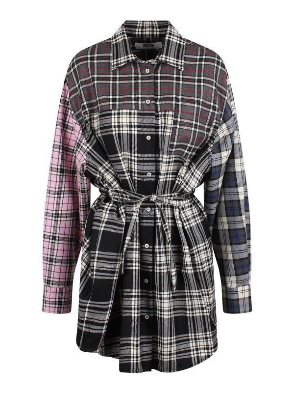 M. S.G. M. Robe Courte - Multicolore