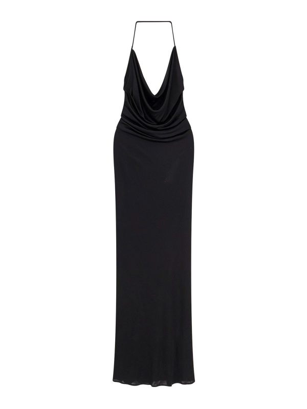 Elisabetta Franchi Robe Au Genou - Noir