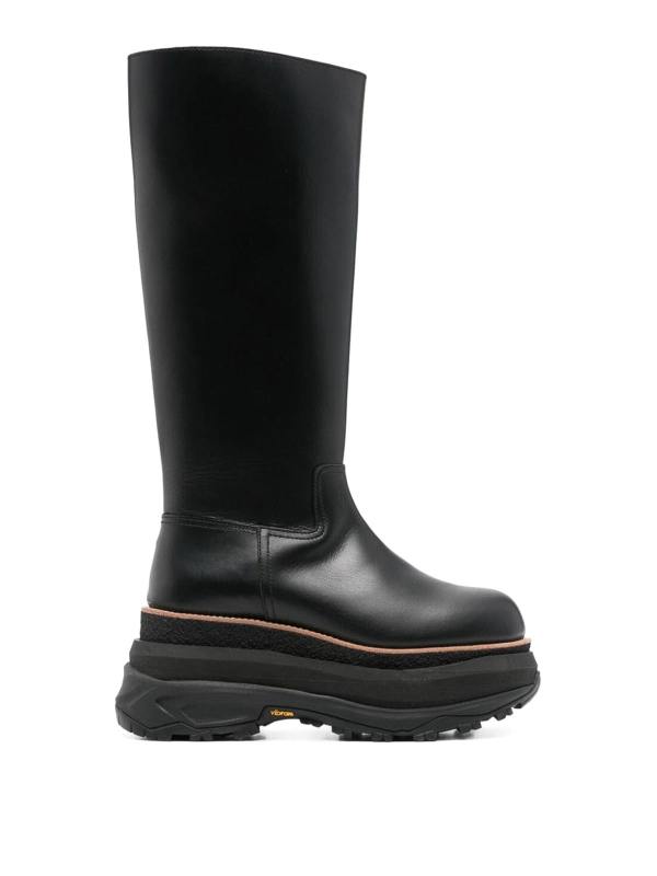 Sacai Bottes - Noir