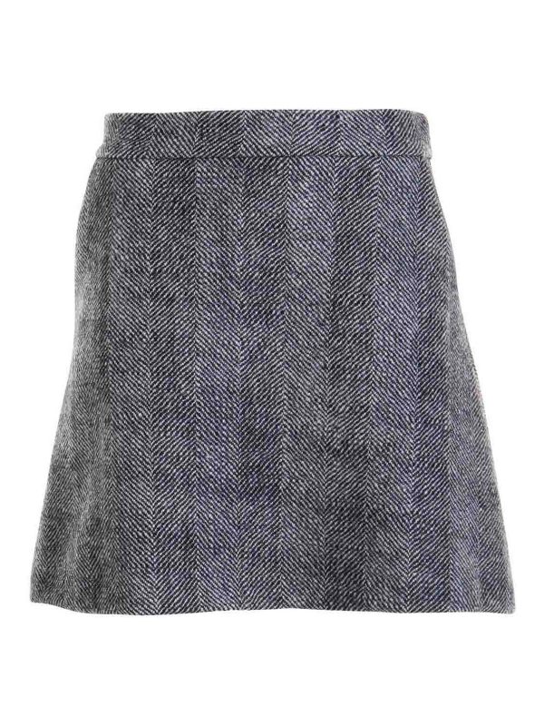 Fabiana Filippi Jupe Midi - Gris