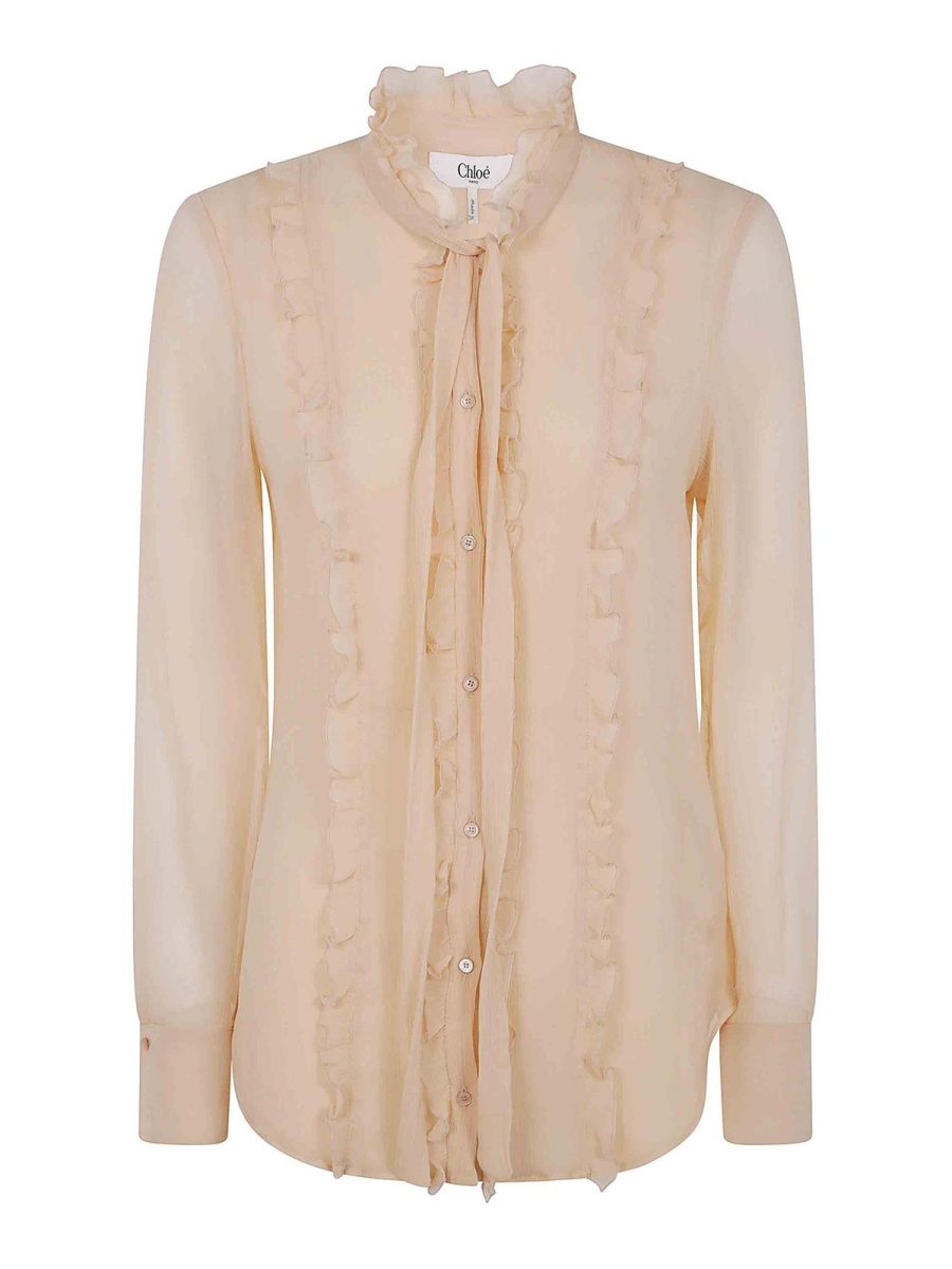 Chloe' Chemise - Couleur Chair