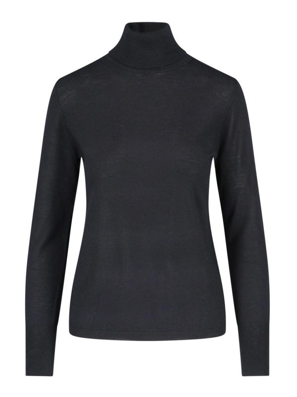 Aspesi Pull Col Roulé - Noir