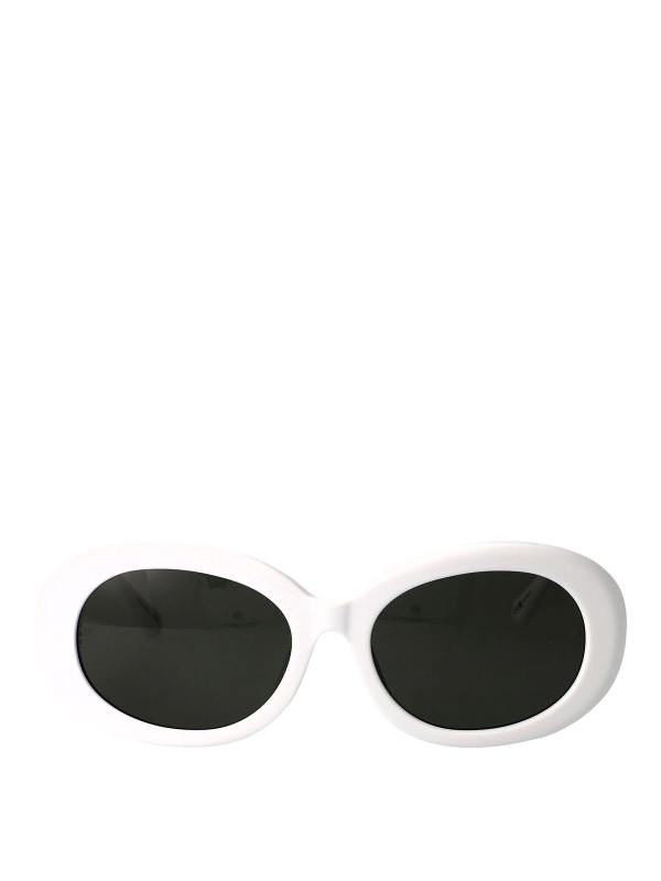Linda Farrow Lunettes De Soleil - Blanc