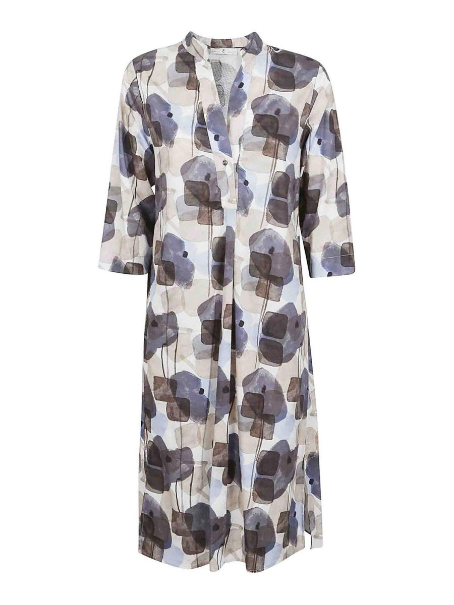Whyci Robe Au Genou - Bleu
