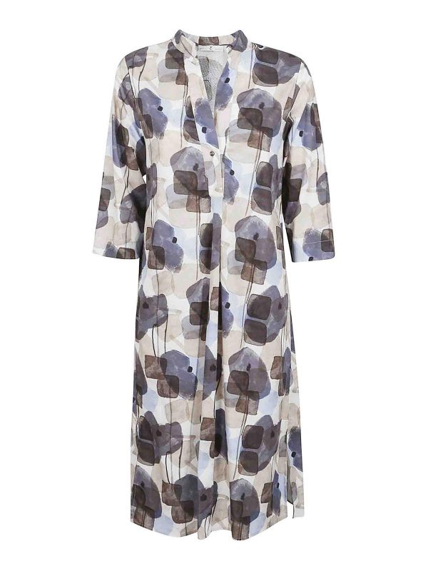 Whyci Robe Au Genou - Bleu