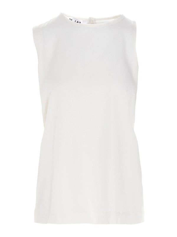 Di. La3 Pari' Top - Blanc