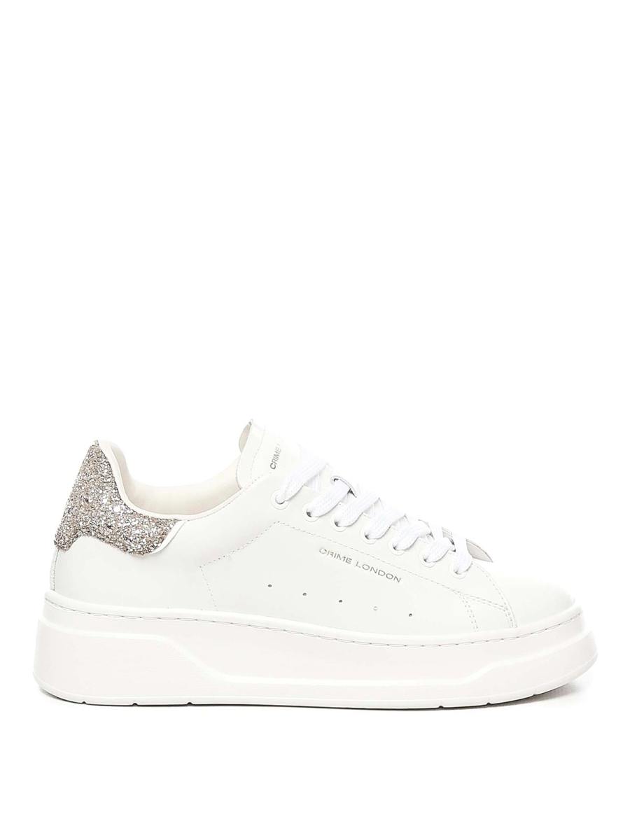 Crime London Baskets - Blanc