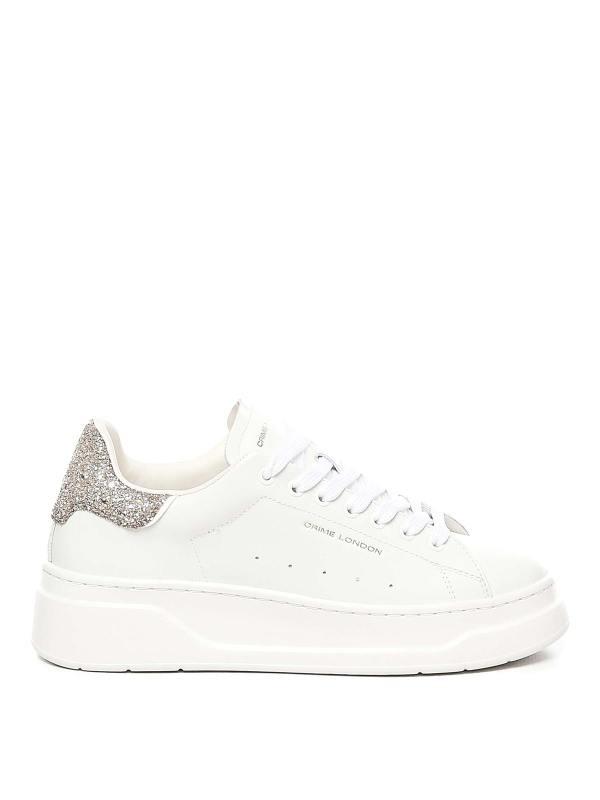 Crime London Baskets - Blanc